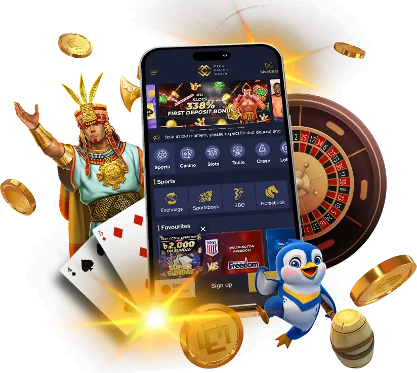 MCW mobile app with casino and sportsbook access